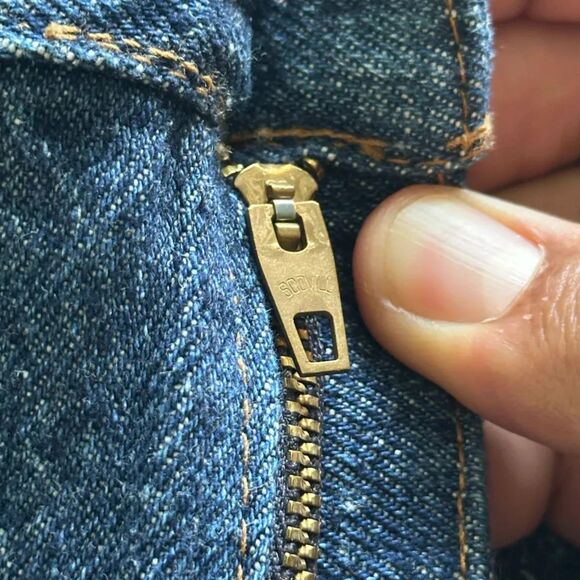 Vintage 60s 70s Big Smith Western Jeans Sanforized Size 38X32 - Picture 4 of 8